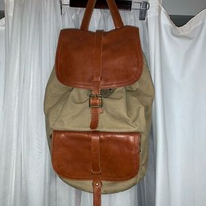 Madewell Transport Backpack Rucksack Canvas Bag